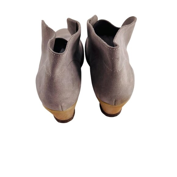 Jeffrey Campbell Womens Gray Suede Wedge Ankle Boots Size 8 - Picture 6 of 7